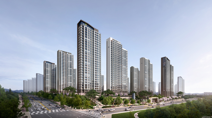지제역 반도체밸리 제일풍경채2BL 투시도