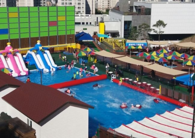 여름시즌 물썰매장