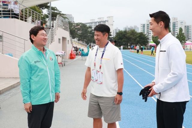 이상일 용인특례시장, 높이뛰기 우상혁 선수 로마 다이아몬드리그 우승 축하
