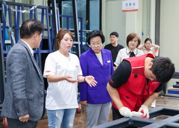 피마펜코리아 방문한 김경희 이천시장