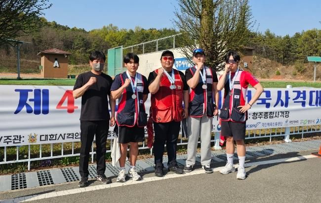 북구청 사격팀, 회장기 전국대회 트랩 부문 은2, 동1 획득