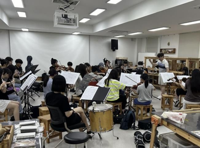 의왕시청소년수련관, 꿈누리청소년오케스트라 역량 강화 캠프 운영