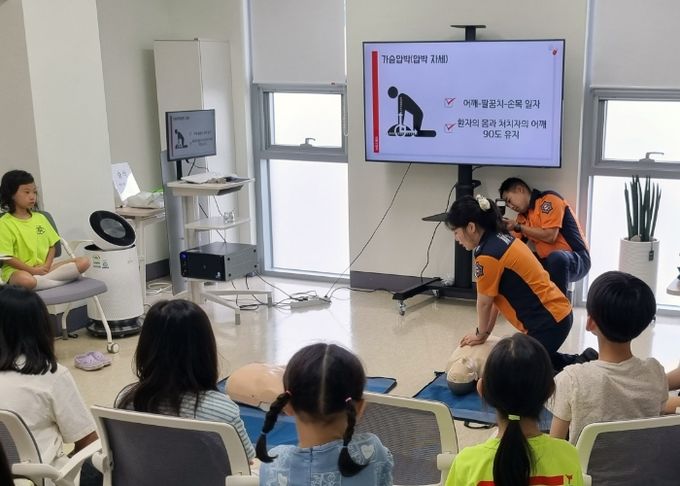 의왕도시공사 백운커뮤니티센터, 의왕소방서‘심폐소생술 원데이클래스’교육 실시