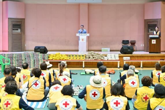 대한적십자사봉사회 포천지구협의회, 재난대비 응급처치 교육 개최