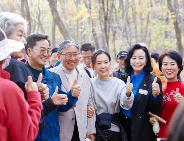 경기도의회 정윤경 부의장, ‘경기 흙향기 맨발길’ 조성 선포식에서 경기도민의 건강과 행복을 위한 정책 지속 추진