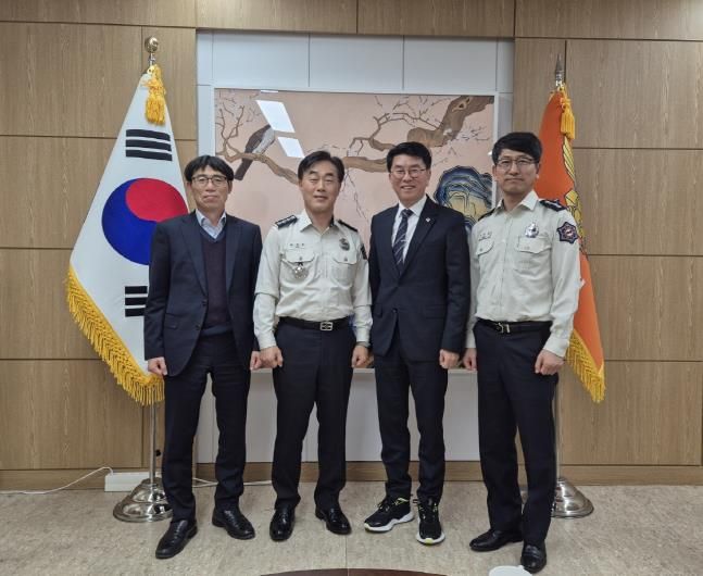 경기도의회 윤성근 의원, 허석곤 소방청장과 경기119청소년단 활성화 논의