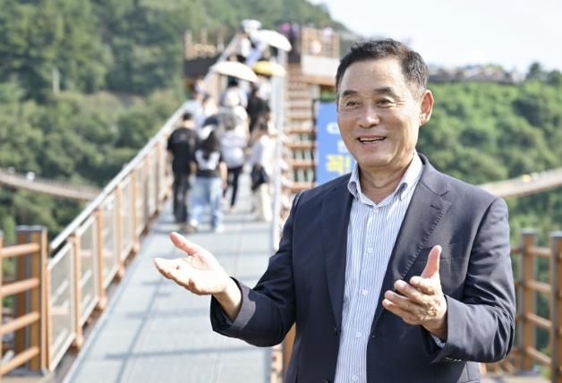 한탄강 Y자 출렁다리