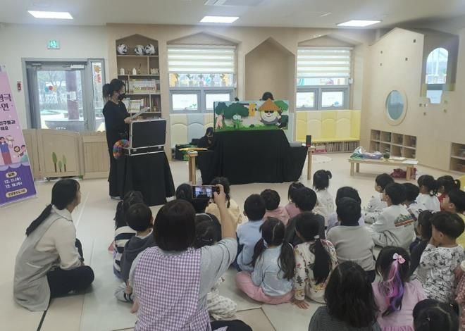 포천시, 동화구연지도사 자격 과정 연계 ‘작은 인형극’ 실습 진행