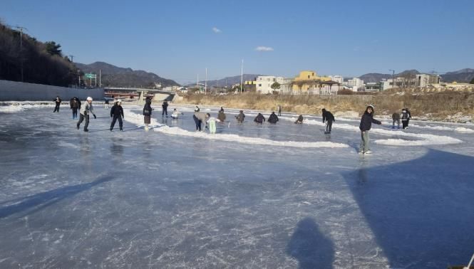 포천시 이동면 청소년지도위원회, 무료 스케이트 썰매장 운영