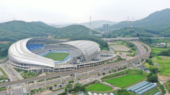 용인미르스타디움 전경