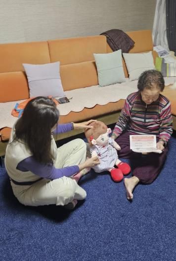 효돌이 활용 사례관리 사업 모습