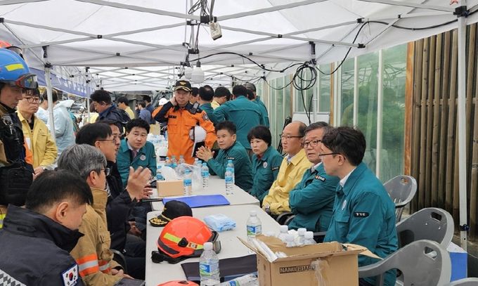 경기도의회 건설교통위원회, 신안산선 공사장 지하 붕괴사고 현장 찾아