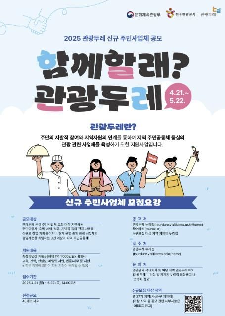 관광두레 주민사업체 모집 설명회