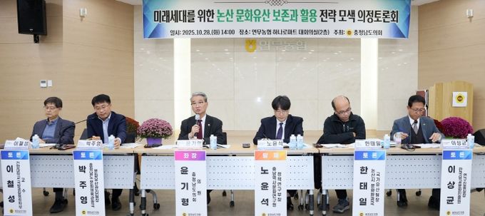 논산 문화유산 의정토론회