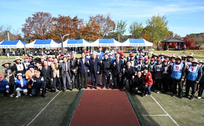 건강 100세의 초석을 다지다! 노인회장기 게이트볼대회 열어!