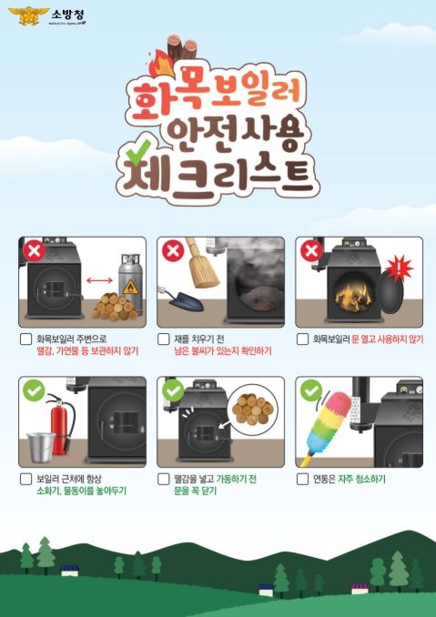 화목보일러 안전사용 체크리스트