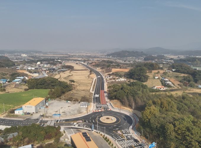 홍성 고암-역재 지방도 609호선 개통