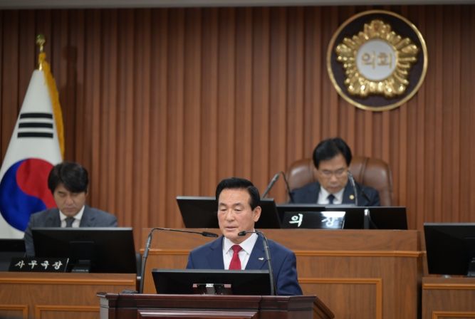 백성현 논산시장, 2026년 예산안 시정연설
