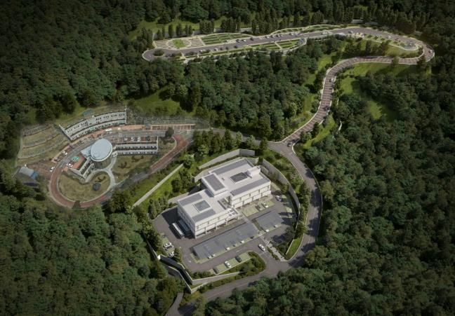 아산시 공설장사시설 조감도(봉안당·자연장지)