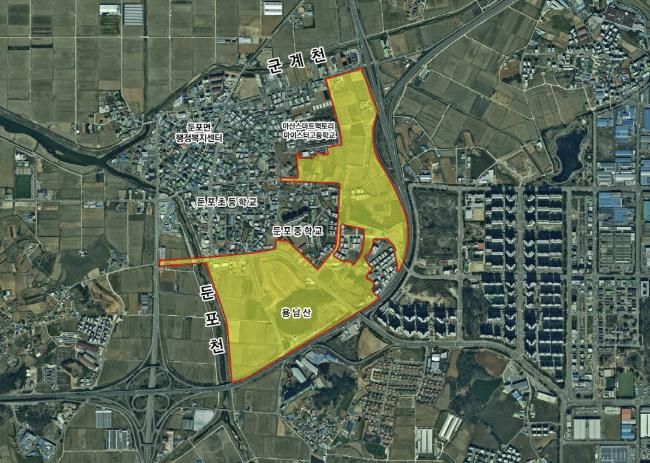 둔포 센트럴파크 위치도