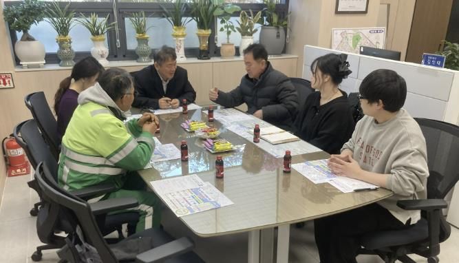 수원시 영통구 영통3동 생활폐기물 수집·운반 대행업체와 간담회 개최