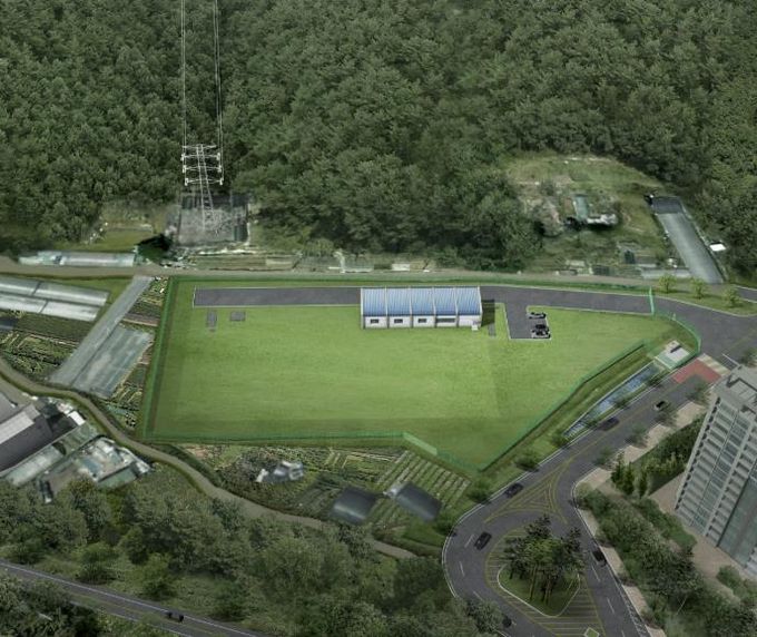 하안동에 설치되는 하수저류시설 조감도