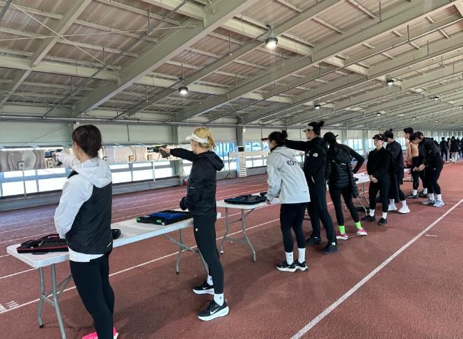 근대5종 국가대표팀 해남찾아 전지훈련 ‘구슬땀’