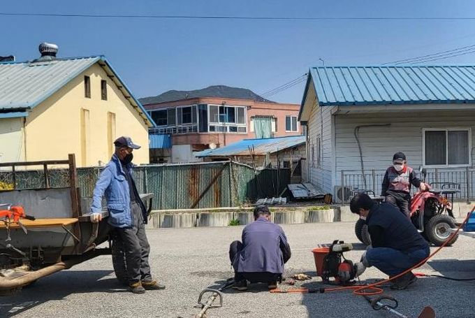 농업기계 순회교육 모습