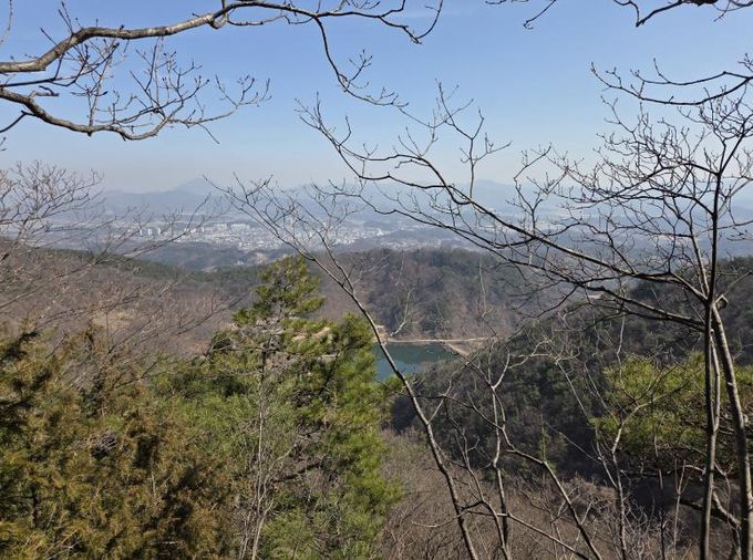 금산군 진악산 개삼터공원~물굴봉(관음봉) 구간 등산로에서 본 풍경