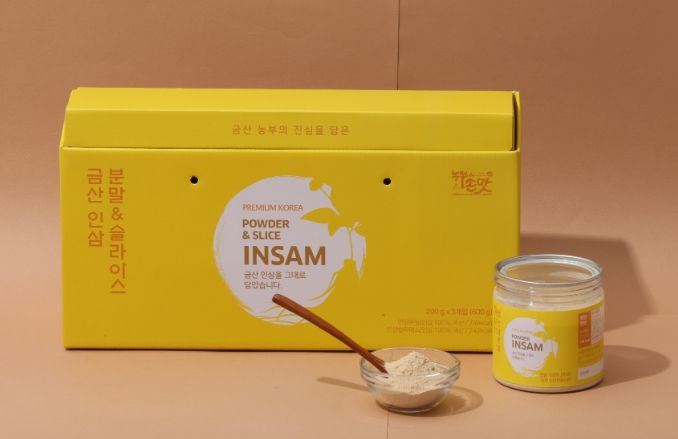 금산군농산물가공지원센터 인삼 분말 제품