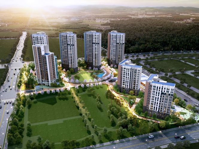 고덕 자연앤 하우스디 조감도