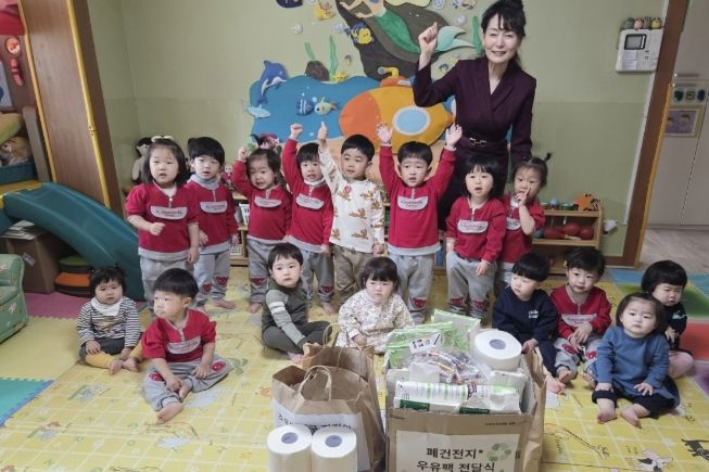 수원시 장안구 정자3동, 관내 어린이집과 자원순환 실천 활동 전개