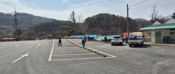 금산군월남전참전자회 산불예방 캠페인 및 환경 정화 모습