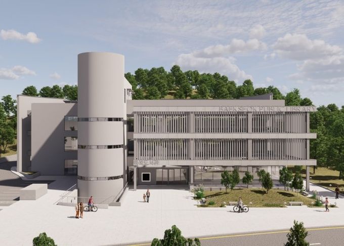 백석도서관 리모델링 사업 조감도