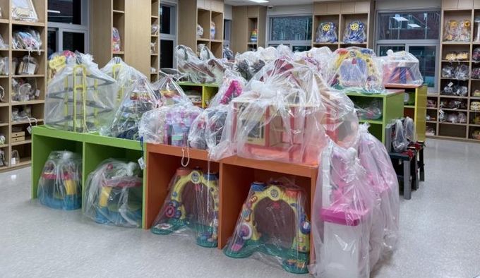 충남 계룡복합문화센터 내 ‘장난감도서관’ 운영 모습